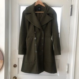 NEW Olive green ASOS collection winter coat. Sz 0